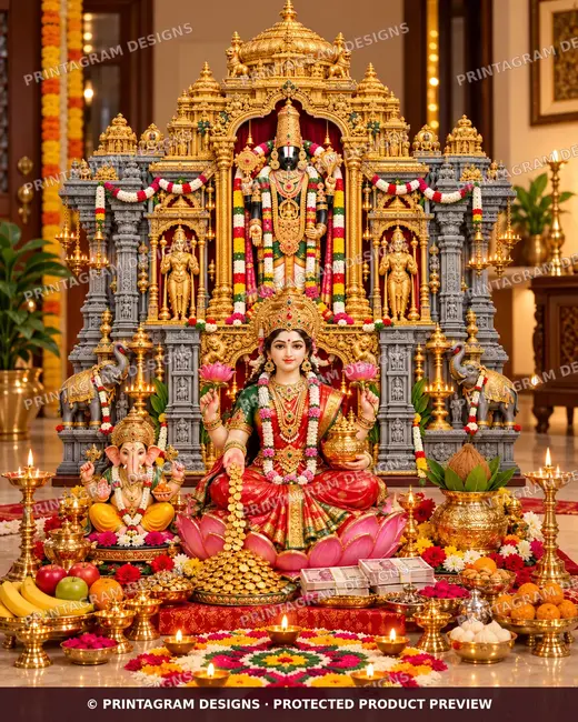 Lakshmi Puja decoration collection